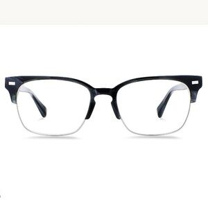Warby Parker Ames frames.  1.25 readers.